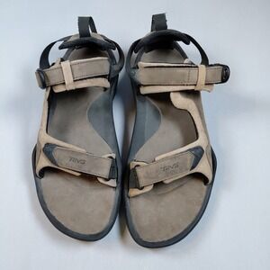 Teva 14 Terra Hiking Trail Sandals  Brown Leather Trail Sport EU 48.5  UK 13
